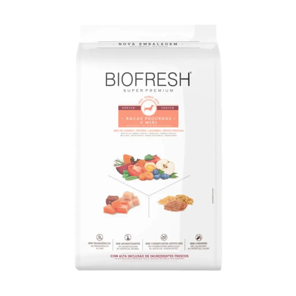 Biofresh perro adulto senior mini y pequeños carne mix