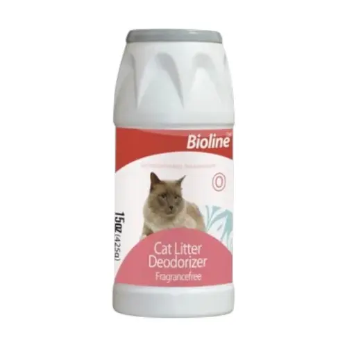 Bioline polvo neutralizador de olores para arena de gato x 425 gr