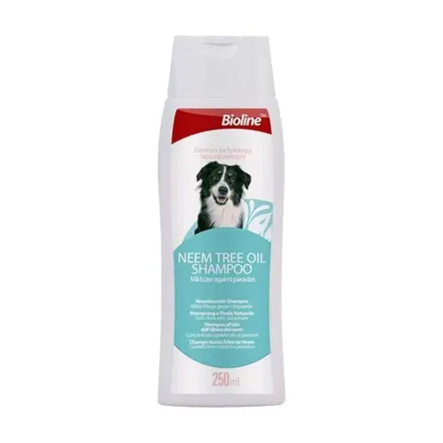 Bioline shampoo de aceite de neem para perros x 250