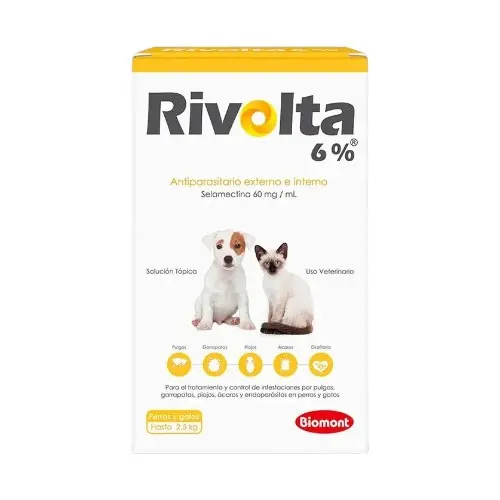 Rivolta 6% X 0.25 ml hasta 2.5kg