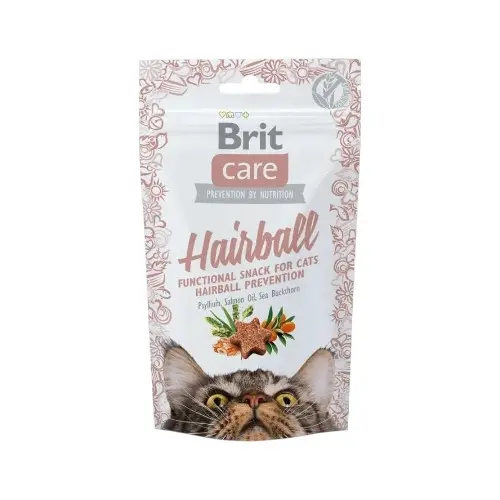 Brit care cat snack hairball 50 gr