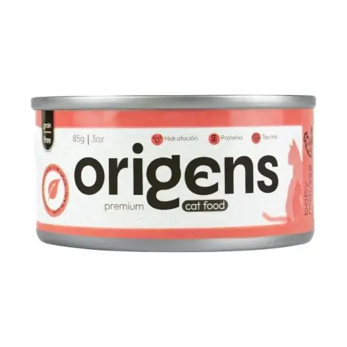 Origens baby mousse con atun, pollo y zanahoria 85 gr