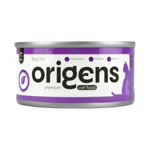 Origens adulto mousse con pollo y arandanos 85 gr