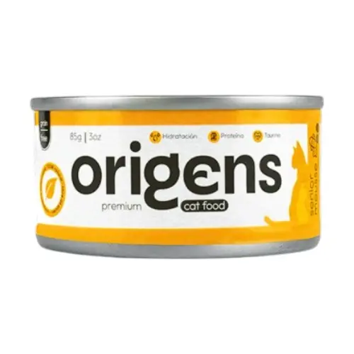 Origens senior mousse con atun, alga y curcuma 85 gr