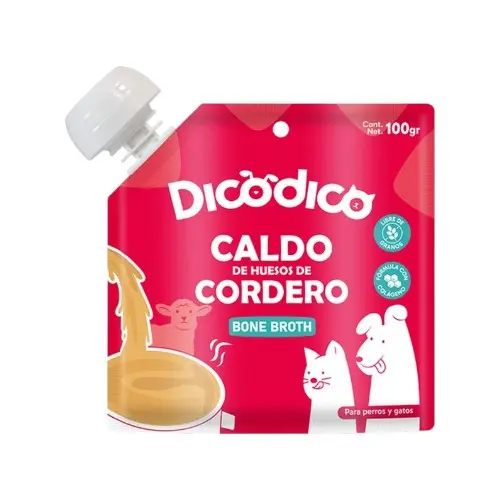 Dicodico caldo de huesos cordero bone broth 100 gr