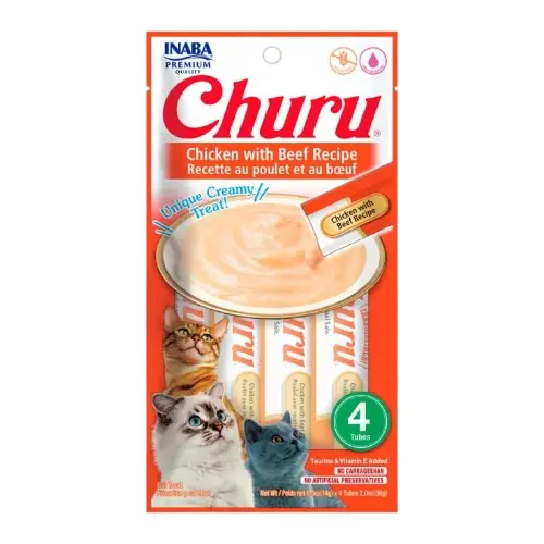 Churu gato sabor pollo con carne 60 gr