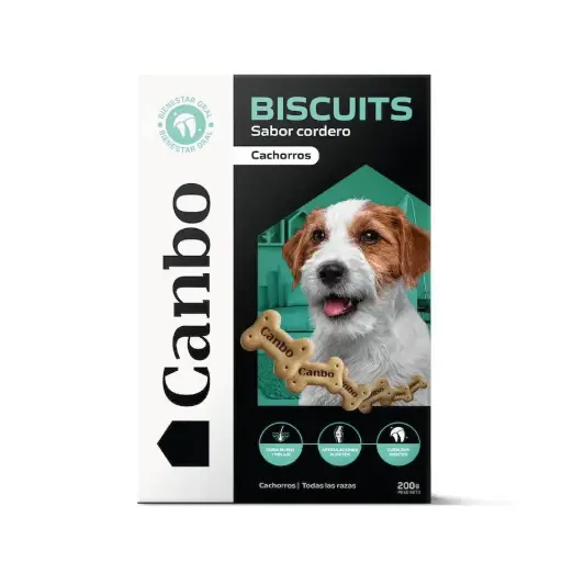 Canbo biscuits cachorro sabor cordero 200 gr