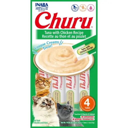 Churu gato sabor atun con pollo 60 gr