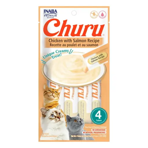 Churu gato sabor pollo con salmon 60 gr