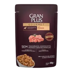 Gran plus gourmet sache perro adulto pollo 100 gr