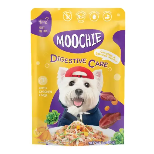 Moochie perro benefits - cuidado digestivo 85 gr