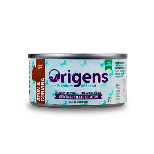 Origens filete de atun con corvina 85 gr