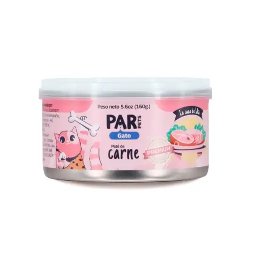 Par pets gato pate de carne 160 gr