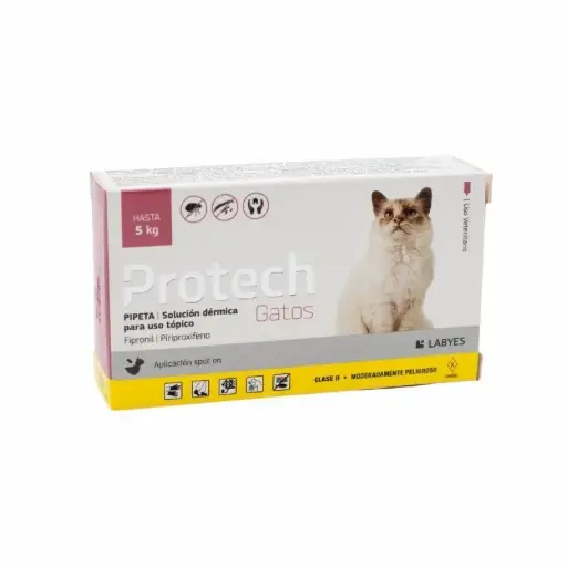 Protech pipeta gatos hasta 5 kg