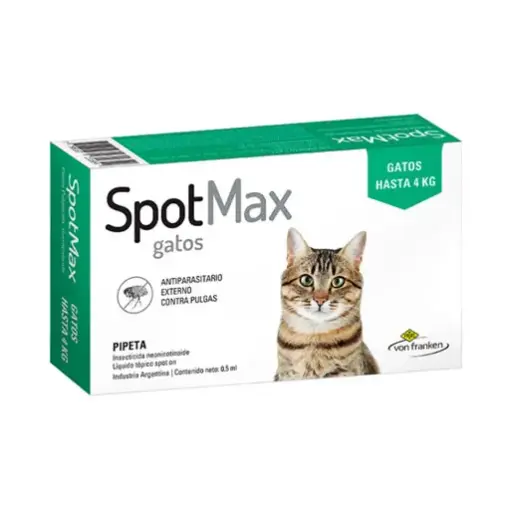 Spot max desparacitante externo gato 0 a 4 kg