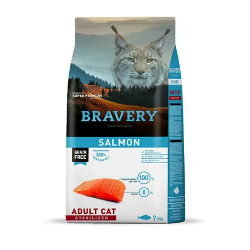 Bravery salmon adult cat sterilized