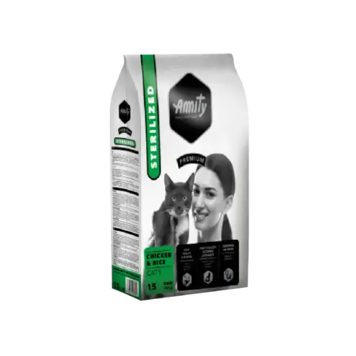 Amity premium cats chicken & rice sterilized