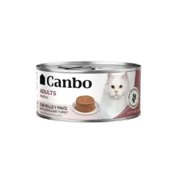 Canbo gato pate adulto pollo y pavo 85 gr