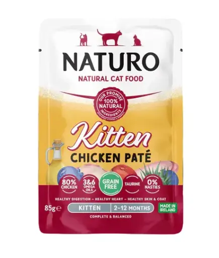 Naturo Paté de Pollo para Kitten 85 gr