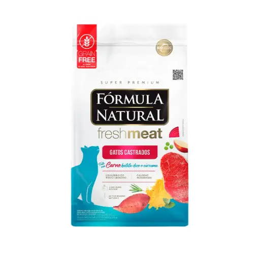 Formula natural fresh meat gato adulto castrado carne