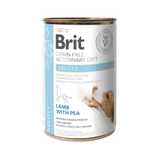 Brit gf vet diets dog obesity lata 400 gr
