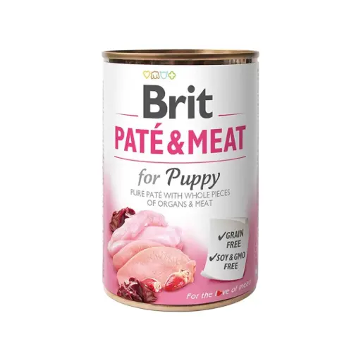 Brit pate y meat puppy 400 gr