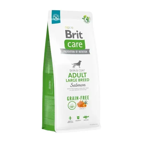 Brit care dog grain free adult large breed salmon 