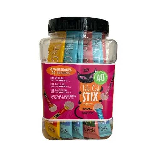 Tiki Cat STIX 40 und x 4 sabores