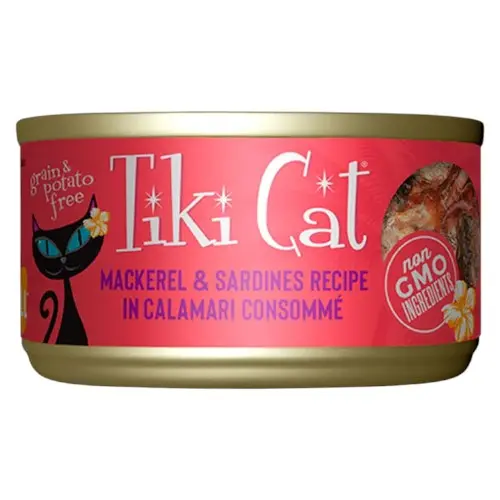 Tiki Cat grill makana grill mackerel & sardine recipe in calamari consomme 80 gr