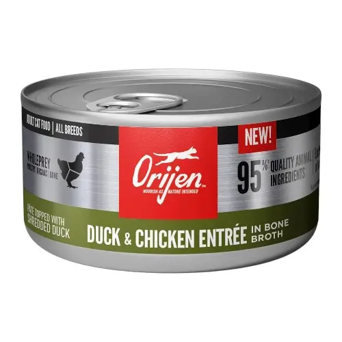 Orijen Cat duck & chicken entree in bone broth 85 gr