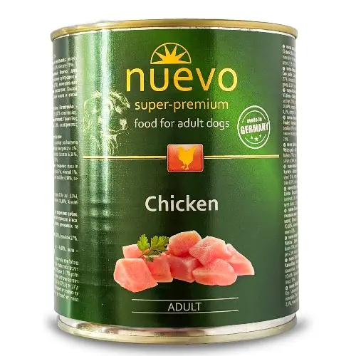 Nuevo perro adulto pollo