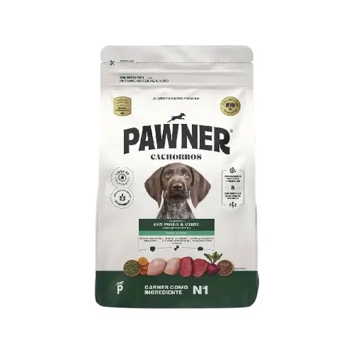 Pawner cachorros pollo y carne todas las razas