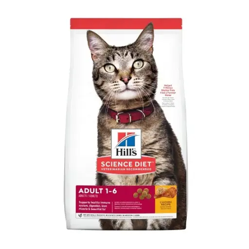 Hills SD gato adulto pollo
