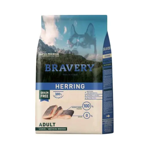 Bravery herring senior large/medium breed 12 kg