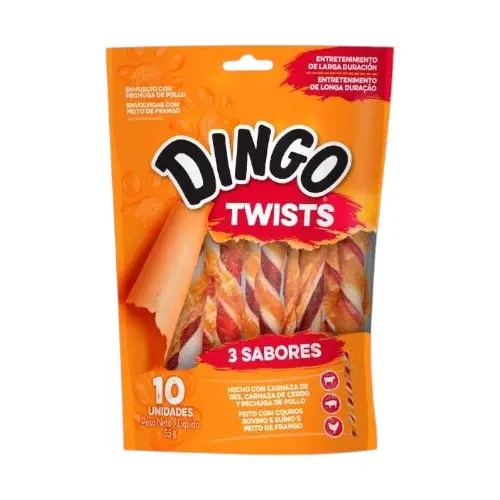 Dingo twists 10 unidades 