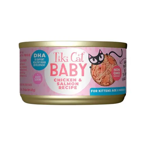 Tiki Cat baby chicken & salmon recipe 68 gr