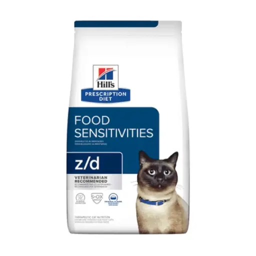 Hills pd feline z/d sensibilidades alimentarias 1.8 kg