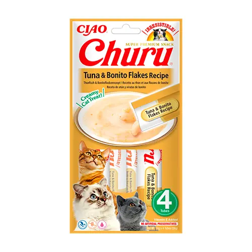 Churu gato sabor atun con bonito 60 gr