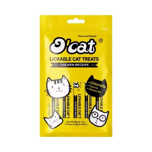 O'cat lickable cat treats chicken recipe 60 gr