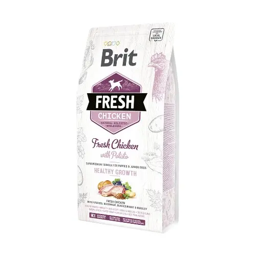 Brit fresh chicken with potato puppy healthy growth