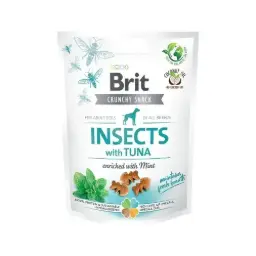 Brit crunchy snack insects with tuna 200 gr