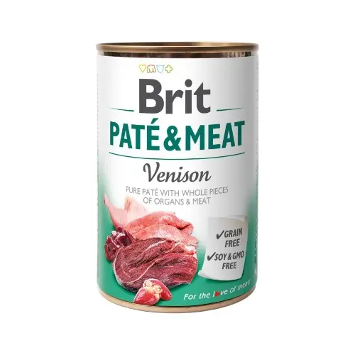 Brit pate y meat venison