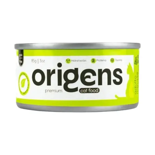 Origens adulto mousse con pollo, higado de cerdo y perejil 85 gr
