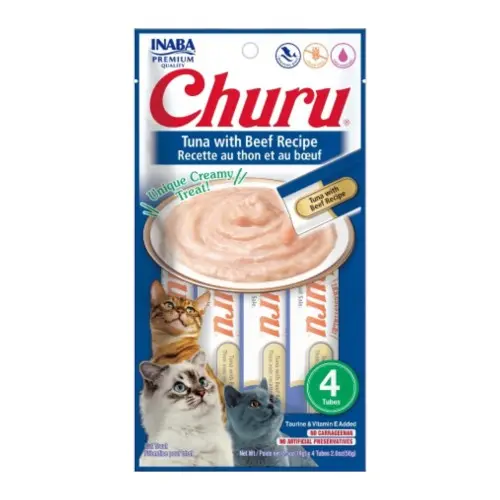 Churu gato sabor atun con carne 60 gr