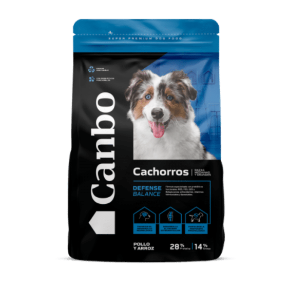 Canbo Dog Food Cachorros Sb Pollo Razas Medianas Y Grandes Alimento Seco Perro