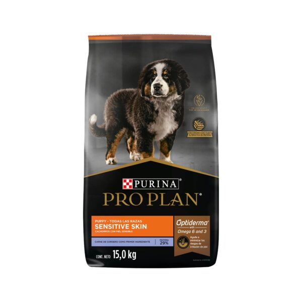 Pro Plan Piel Sensible Cachorro Cordero Todas Las Razas 15 KG